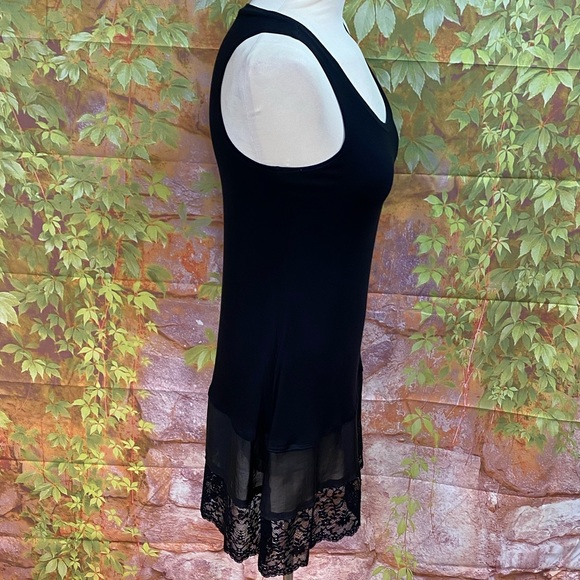 LOGO by Lori Goldstein Lace Trimmed Tunic - Picture 6 of 7